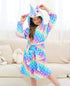 Unicorn Dots Bathrobe bathrobe Little Palace Store